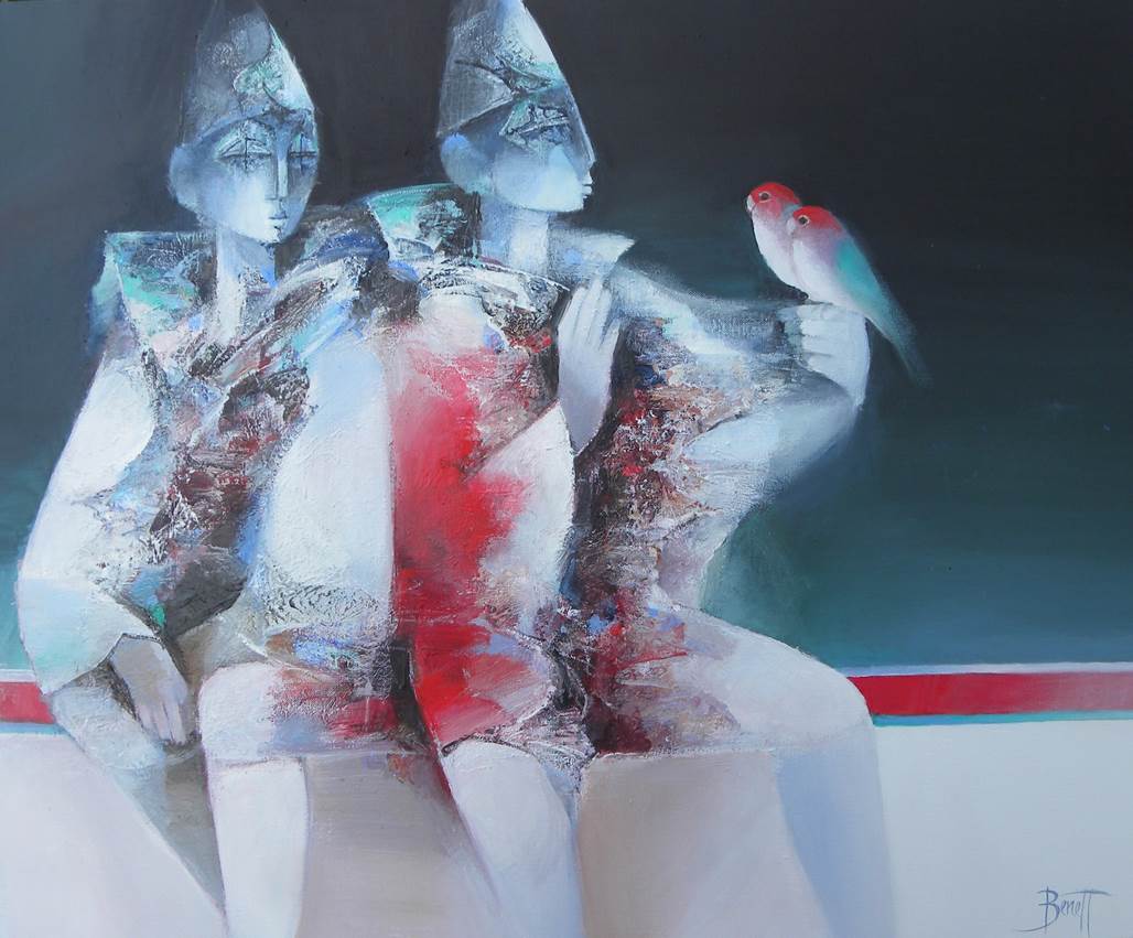 Les inséparables, œuvre de François Benett