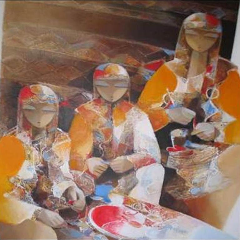 Le tri des fleurs, œuvre de François Benett