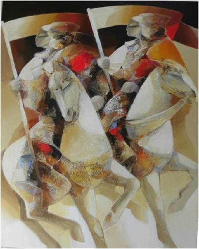 Les Messagers, œuvre de François Benett