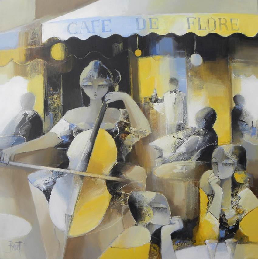 Concerto au Flore, œuvre de François Benett