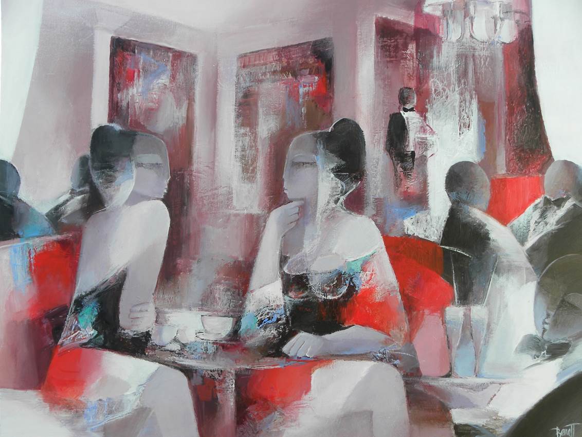L’heure du thé, œuvre de François Benett