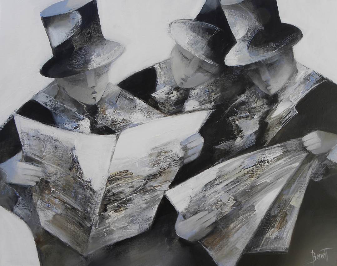 Les Dernières Nouvelles, œuvre de François Benett