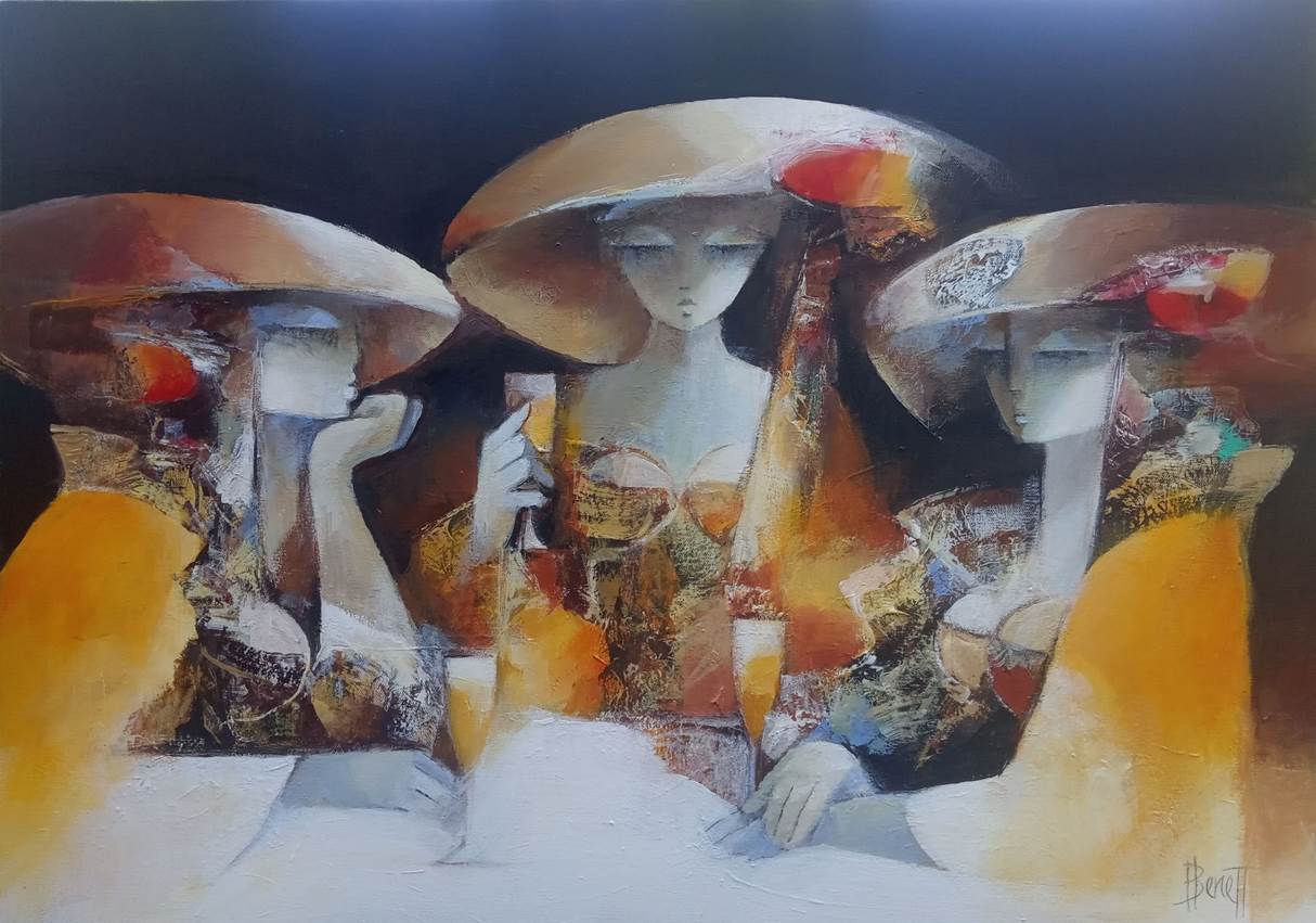 Harmonie jaune, œuvre de François Benett
