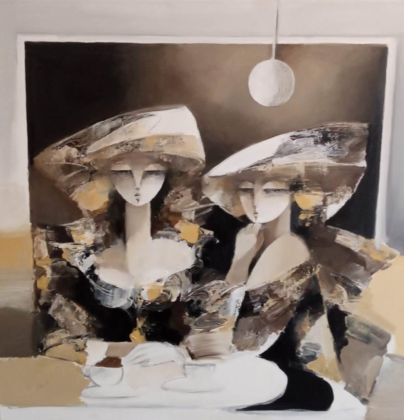 L’heure du thé, œuvre de François Benett