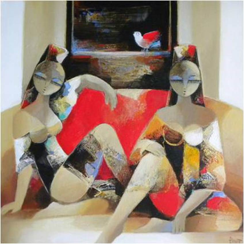 Le chant du roitelet 2, œuvre de François Benett