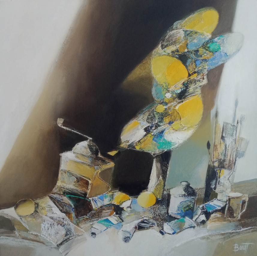 Nature morte au bouquet, œuvre de François Benett
