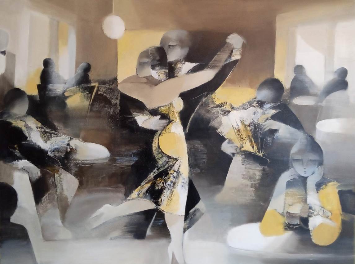 Tango in the night 2, œuvre de François Benett