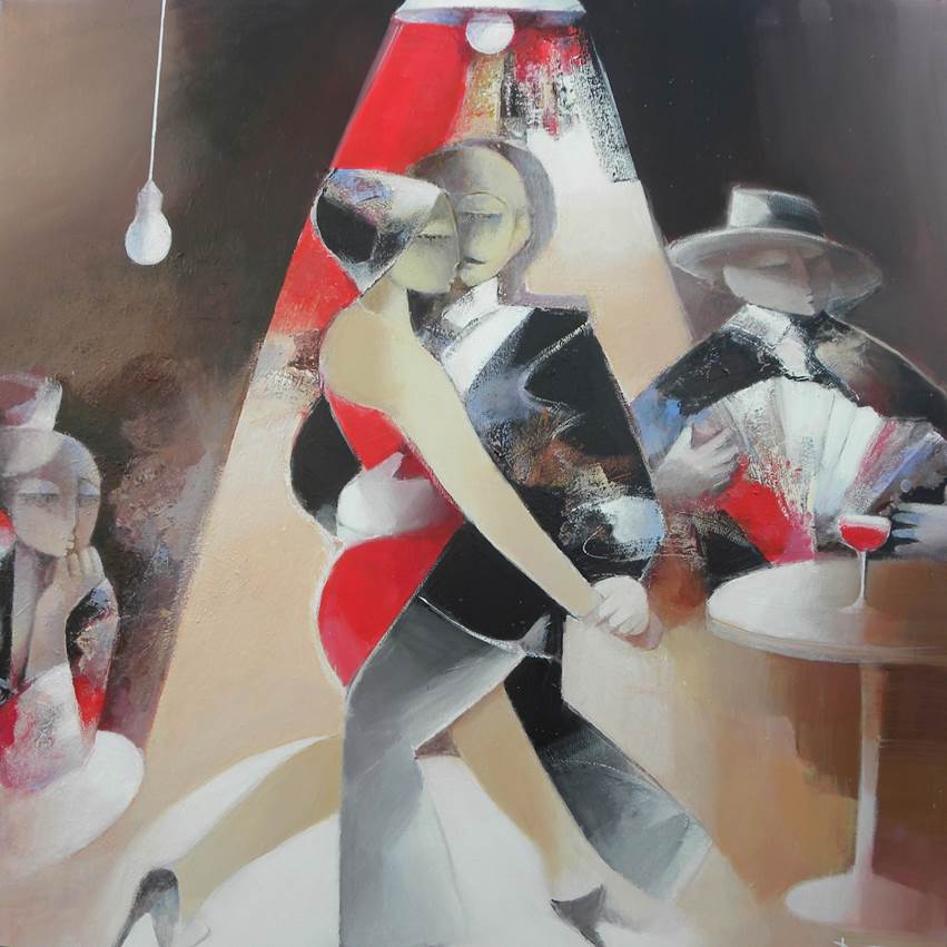 Tango in the night 3, œuvre de François Benett
