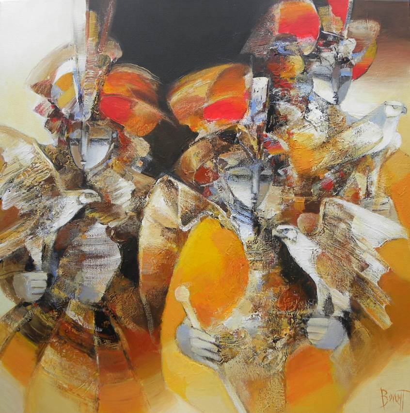 Le bal des oiseaux, œuvre de François Benett