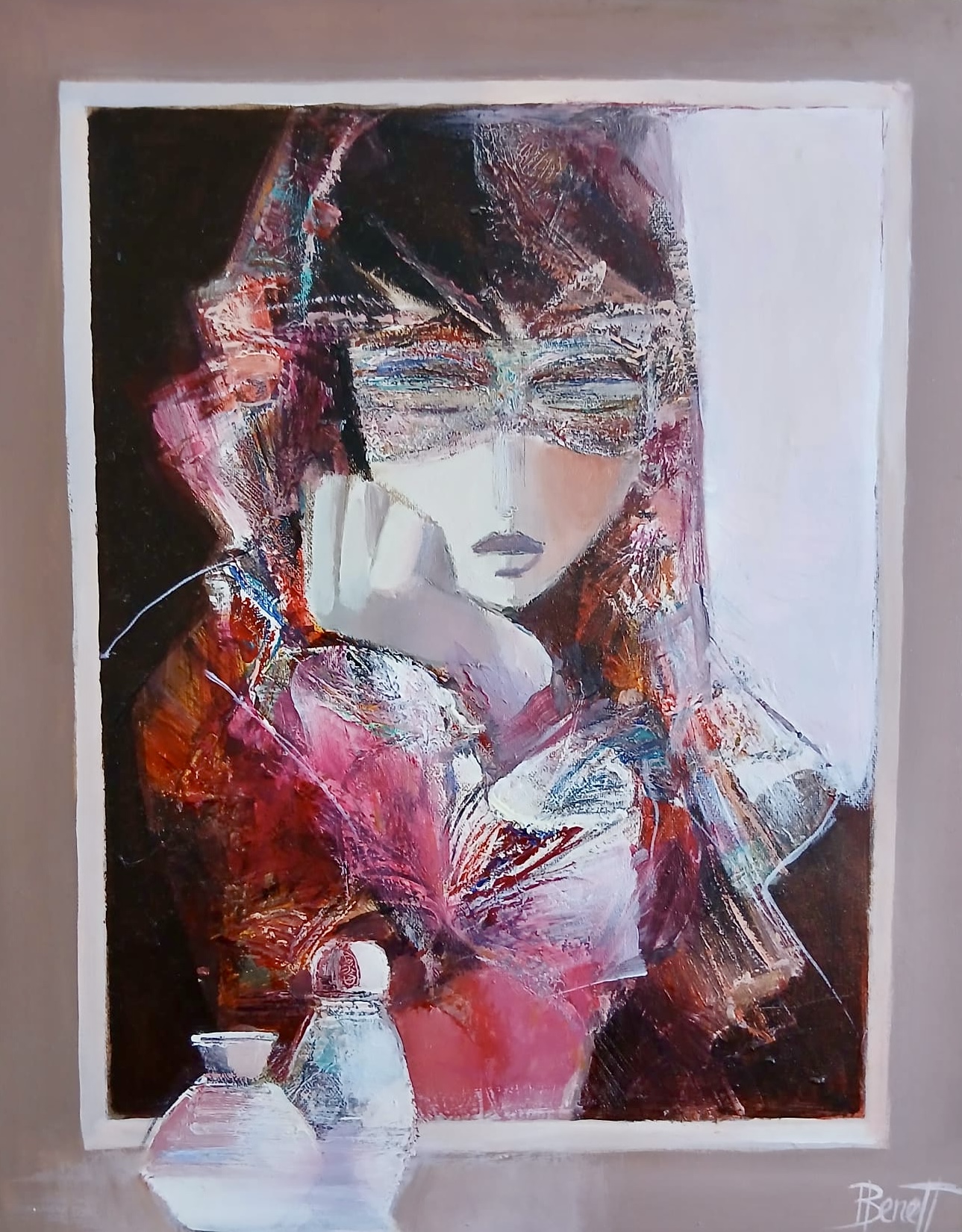 Miroir, œuvre de François Benett